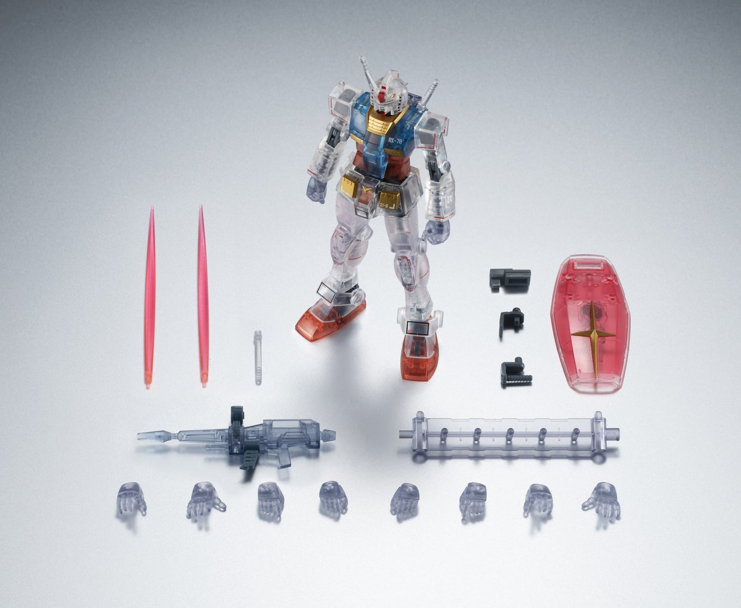 THE ROBOT SPIRITS <SIDE MS> RX-78-2 GUNDAM ver. A.N.I.M.E.  Clear Color