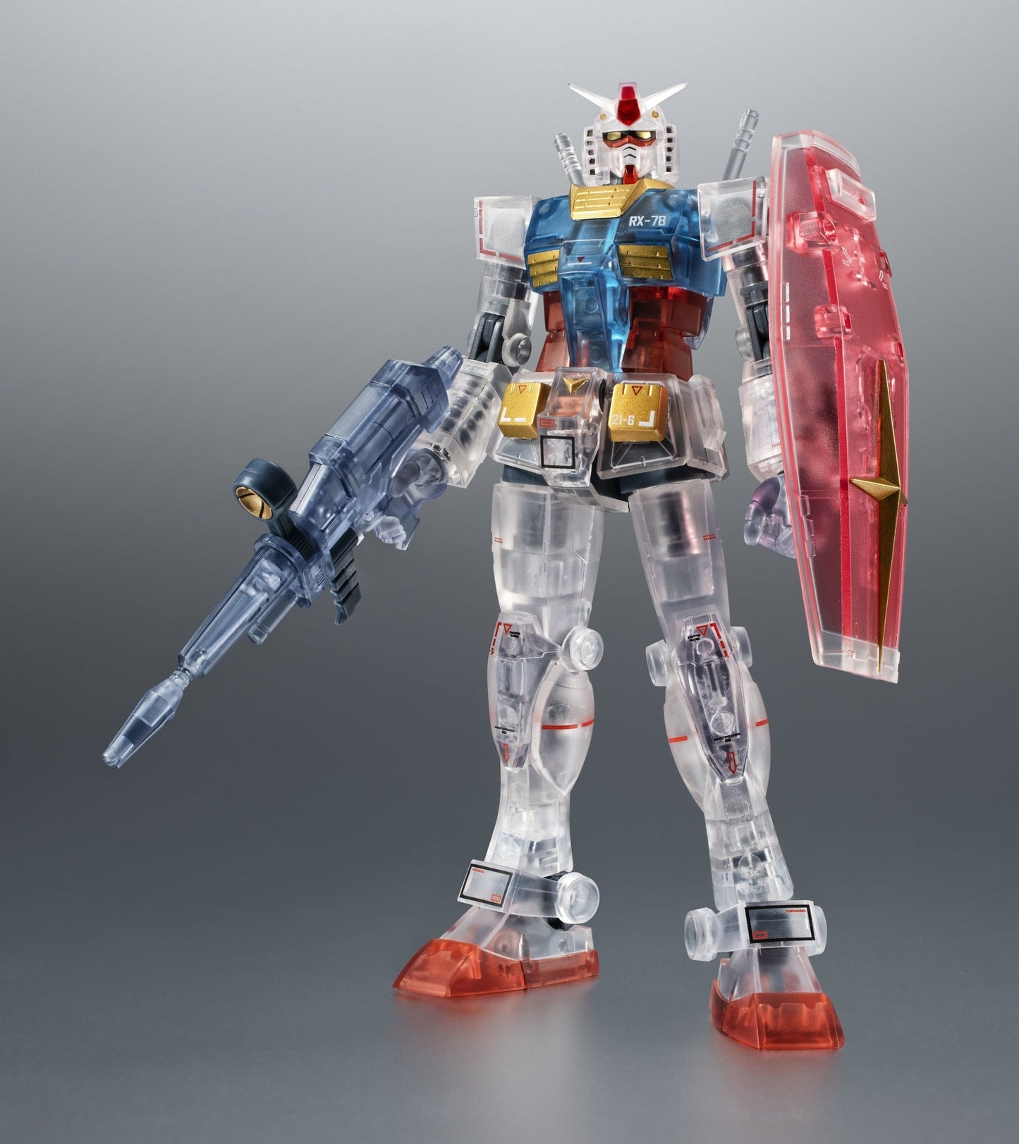 THE ROBOT SPIRITS <SIDE MS> RX-78-2 GUNDAM ver. A.N.I.M.E.  Clear Color