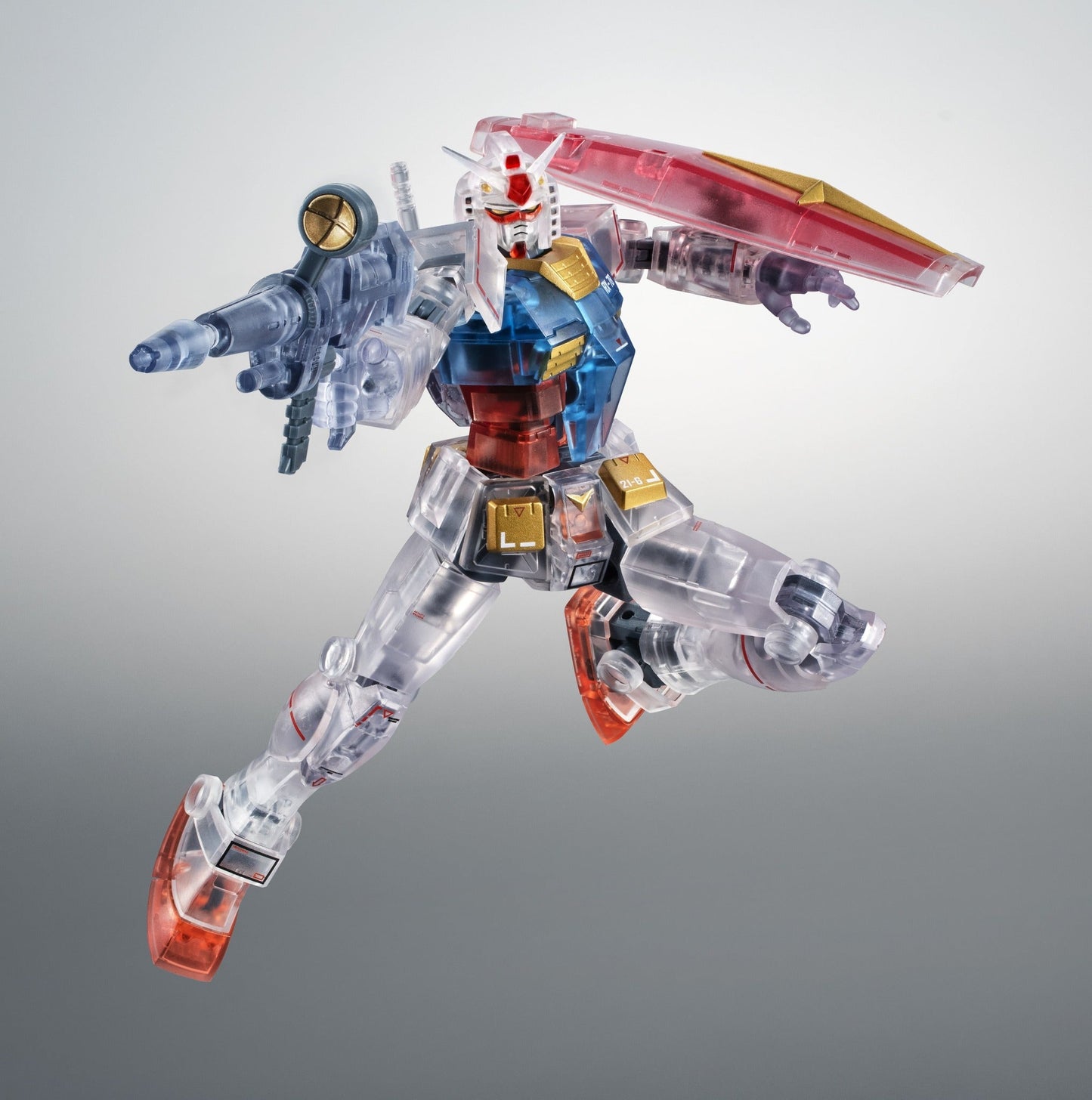 THE ROBOT SPIRITS <SIDE MS> RX-78-2 GUNDAM ver. A.N.I.M.E.  Clear Color