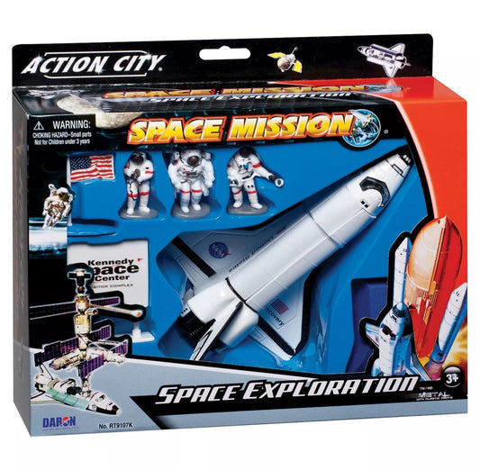 Realtoy Space Shuttle Playset w/Kennedy (7pcs)