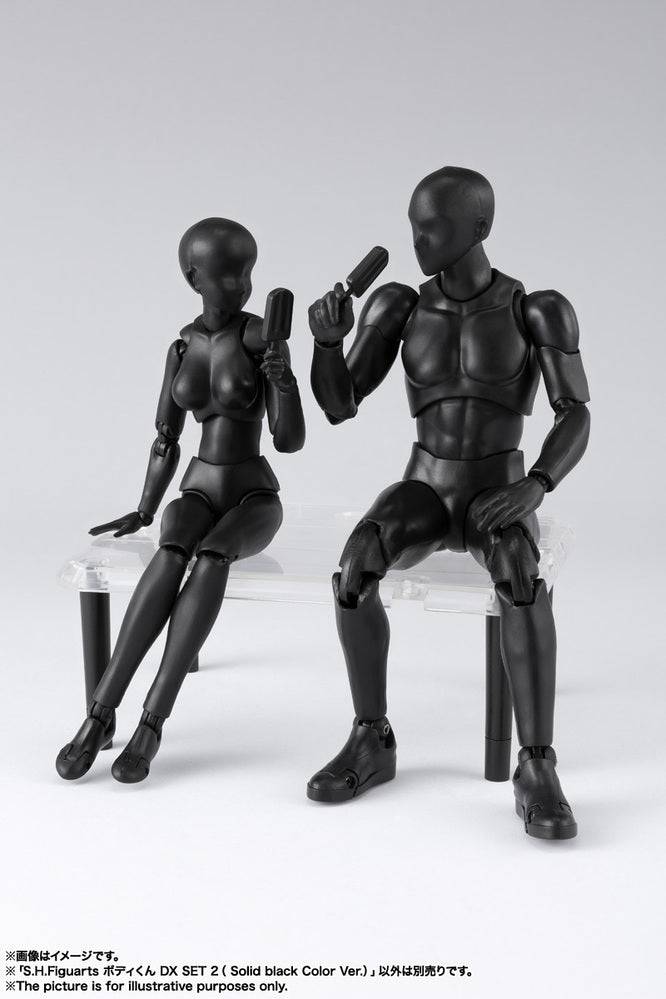 S.H.Figuarts BODY-KUN DX SET 2  (Solid black Color Ver.)