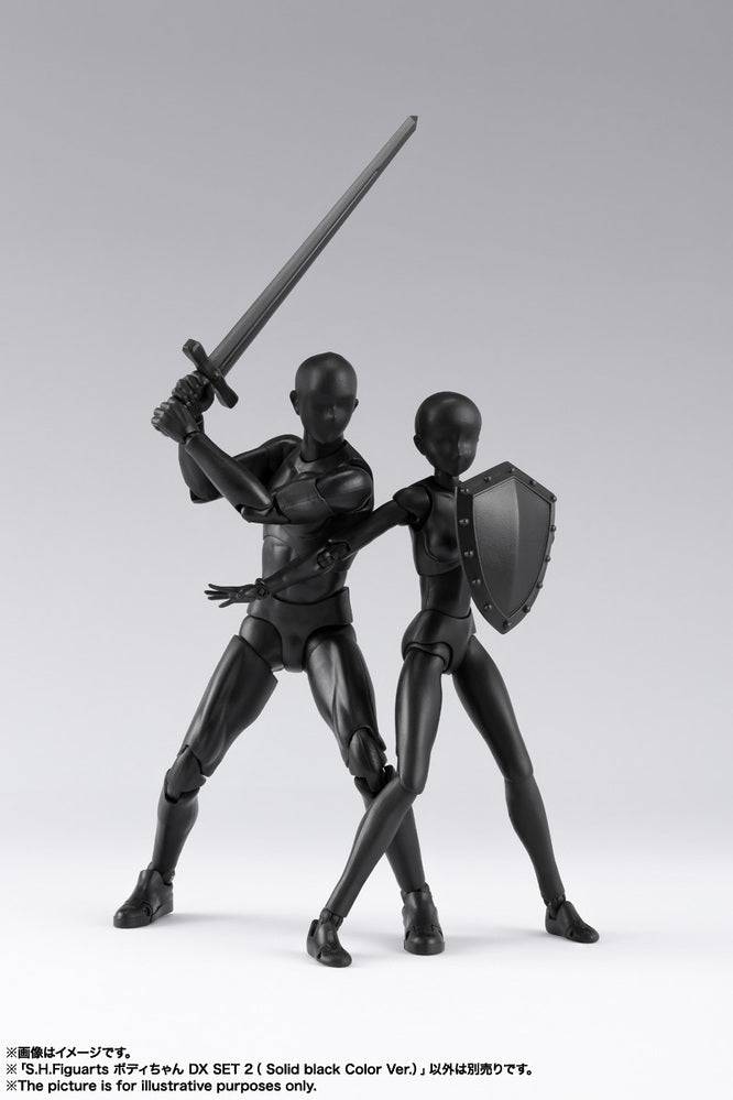 S.H.Figuarts BODY- CHAN DX SET 2 (Solid black Color Ver.)