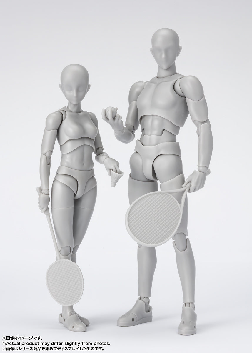 S.H.Figuarts Body-Kun -Sports- Edition Dx Set (Gray Color Ver.)