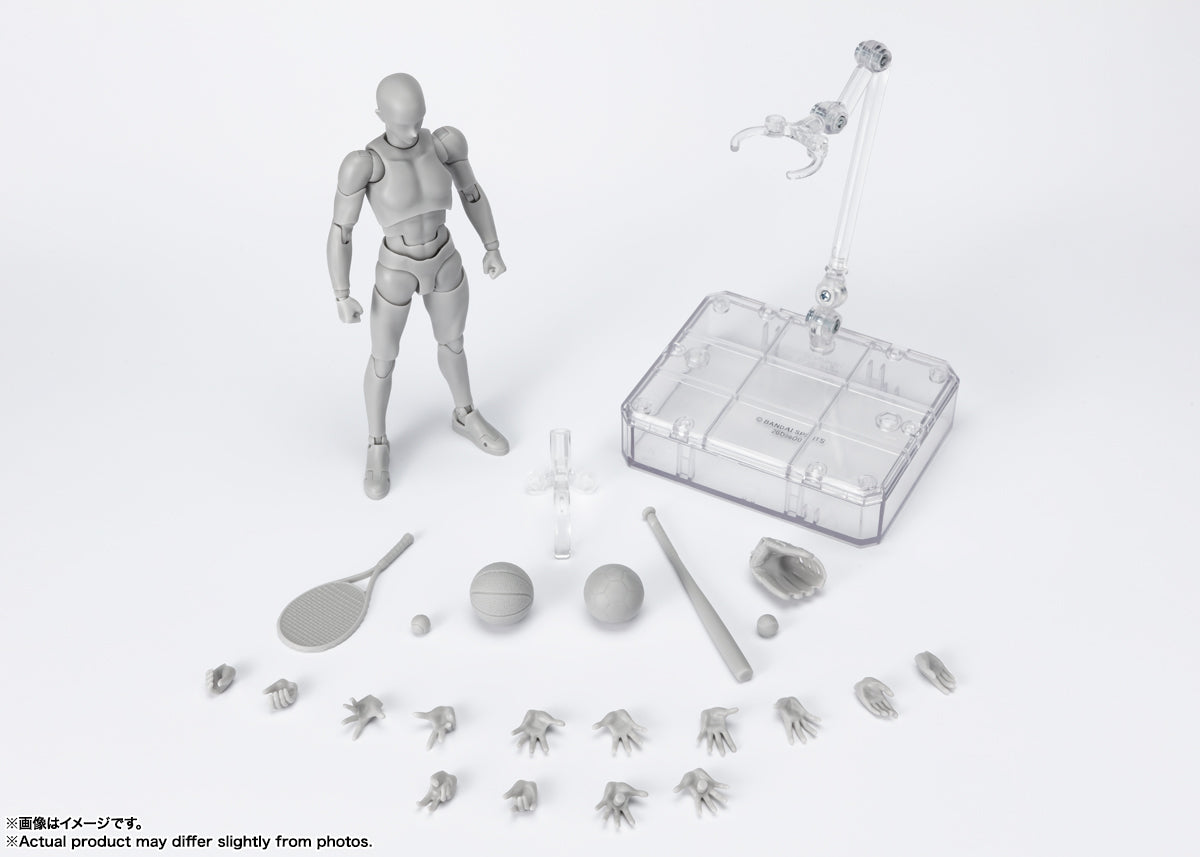 S.H.Figuarts Body-Kun -Sports- Edition Dx Set (Gray Color Ver.)