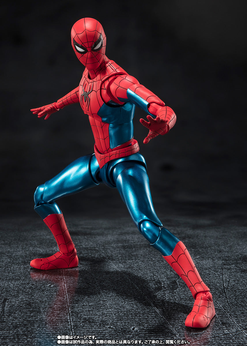 S.H.Figuarts SpiderMan [New Red & Blue Suit] (SpiderMan: No Way Home)