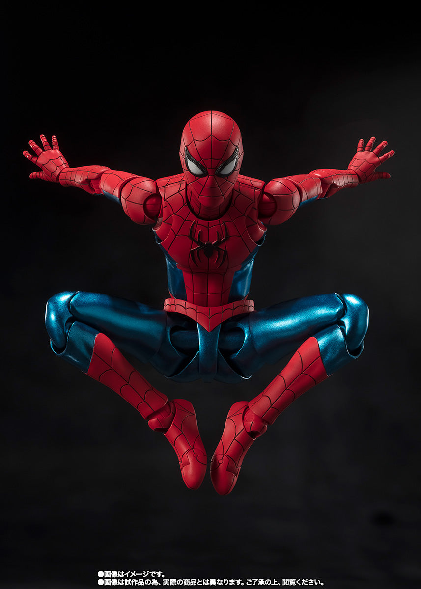 S.H.Figuarts SpiderMan [New Red & Blue Suit] (SpiderMan: No Way Home)