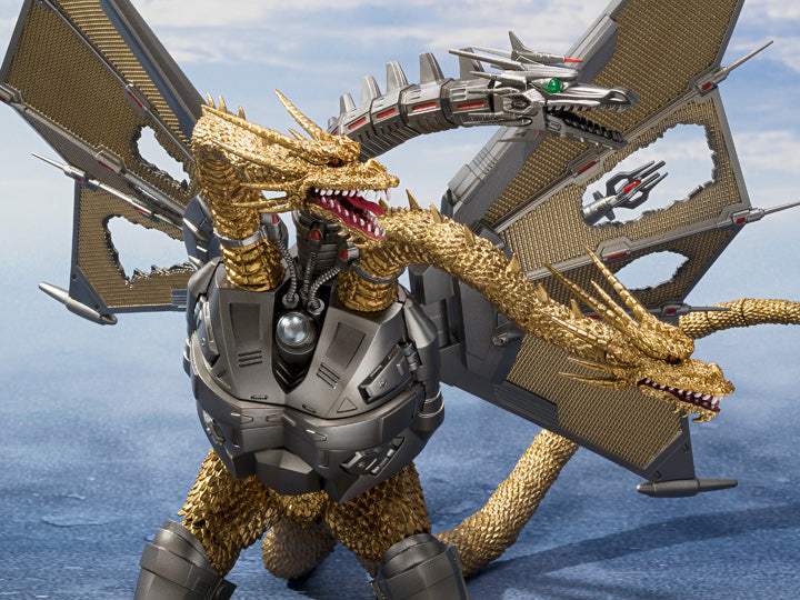 S.H.MonsterArts MECHA GHIDORAH  Shinjuku Decisive Battle Special Set