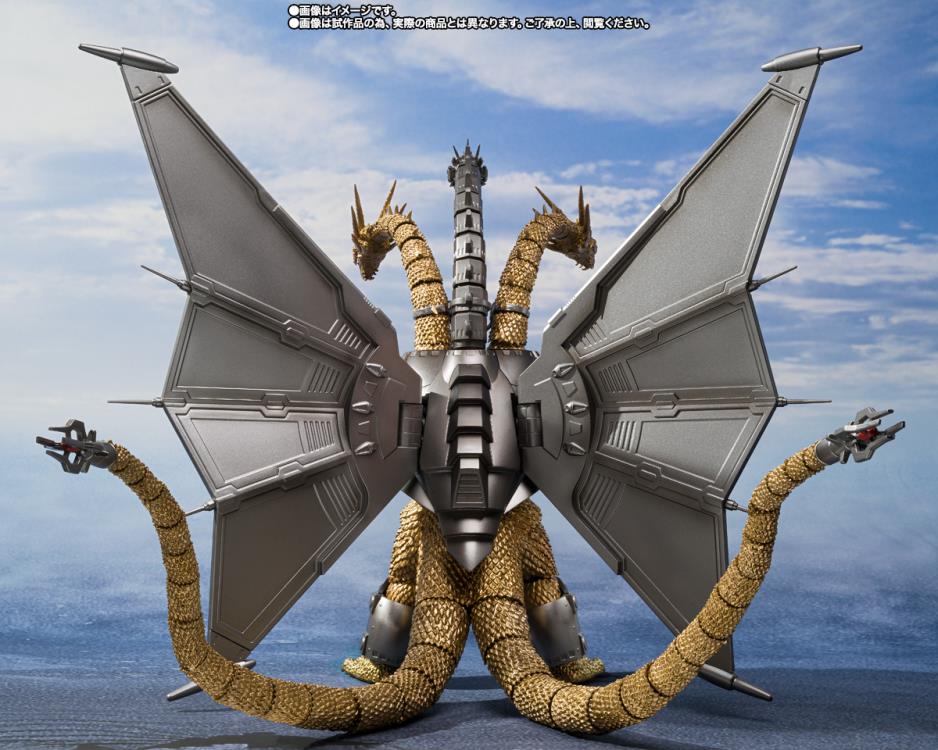 S.H.MonsterArts MECHA GHIDORAH  Shinjuku Decisive Battle Special Set