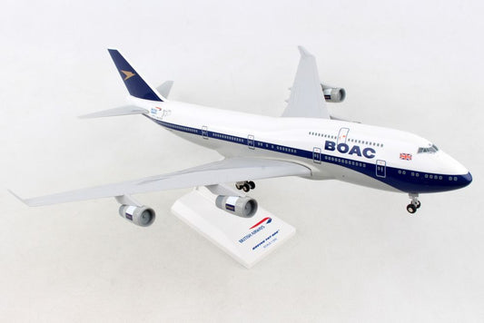 BRITISH 747-400 1/200 W/GEAR BOAC 100 YEAR LIVERY