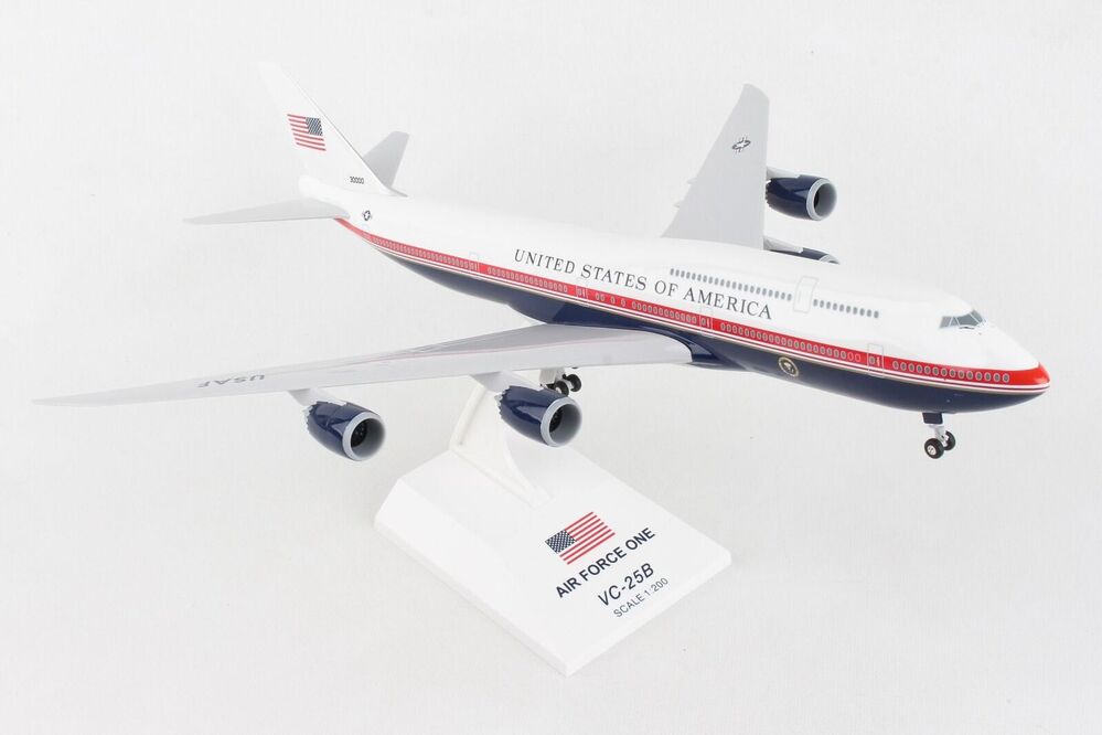 AIR FORCE ONE RETRO 747-8I 1/200 W/GEAR VC-25B 30000