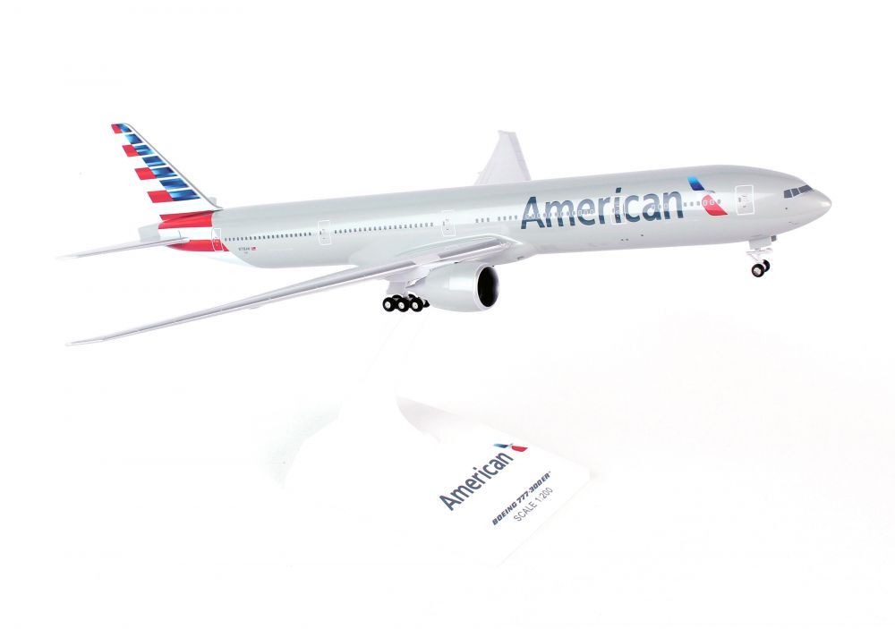 1/200 B777-300 American (w/ Gear) New