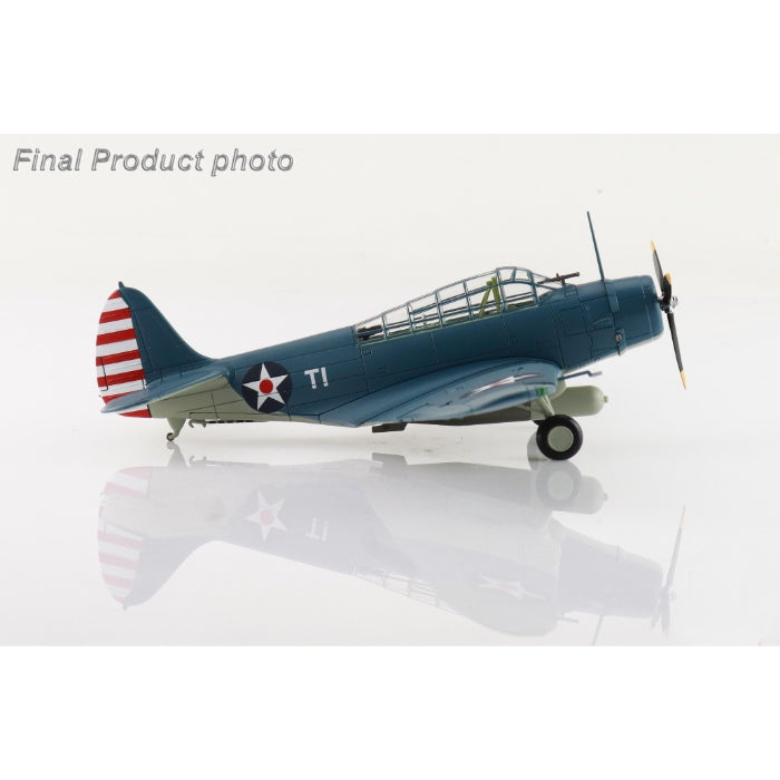 1/72 TBD-1 Devastator Battle of Coral Sea White T-1 Lt. Cdr.James Brett VT-2 USS Lexington May 1942