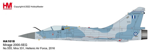 1/72 Mirage 2000-5EG No.555 Mira 331 Hellenic Air Force 2016