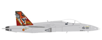 1/72 Spanish Air Force McDonnell Douglas EF-18A F / A-18A Hornet - Ala 15 15th Wing Zaragoza Air Bas