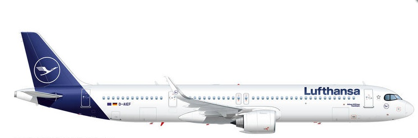 1/500 Lufthansa Airbus A321Neo D-AIEF  - Forchheim -