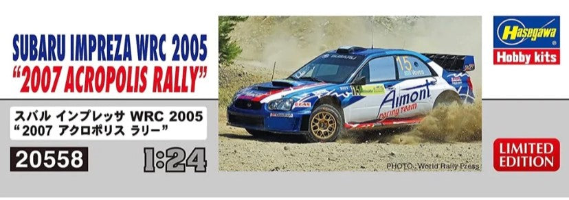 1/24  SUBARU IMPREZA WRC 2005   - 2007 ACROPOLIS RALLY -