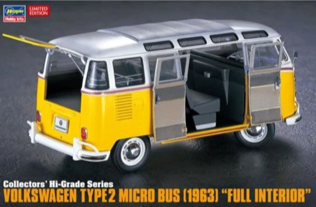 1/24  VOLKSWAGEN TYPE 2 MICRO BUS 1963  - FULL INTERIOR -