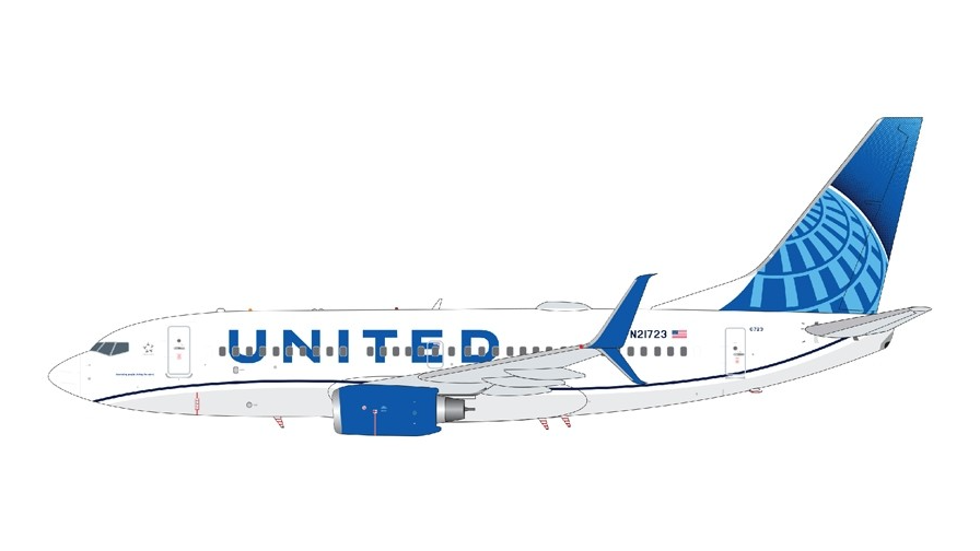 1/200 United Airlines B737-700 N21723 new livery