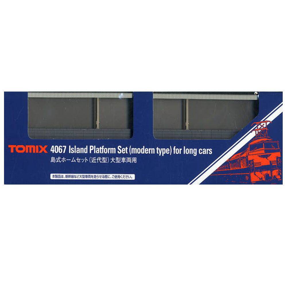 N Scale Island Type Home / Platform set modern type for large vehicles