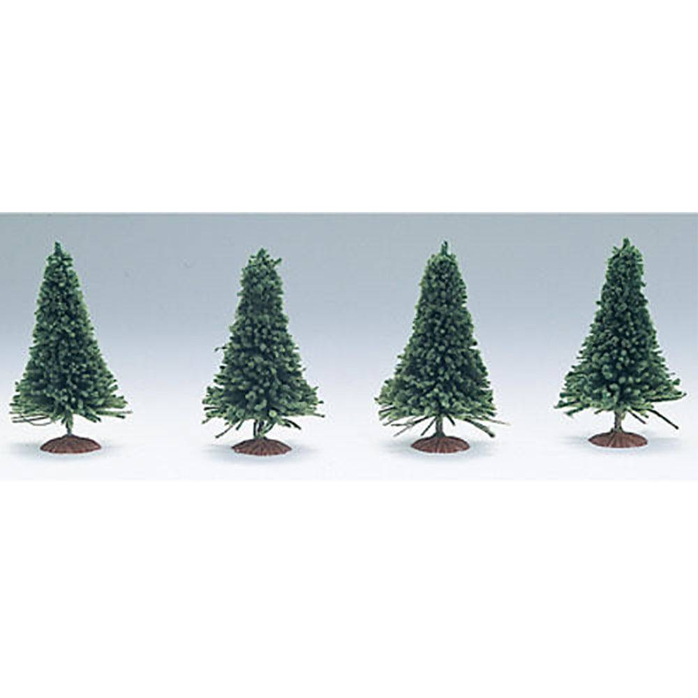 N Scale Conifer (4pcs)