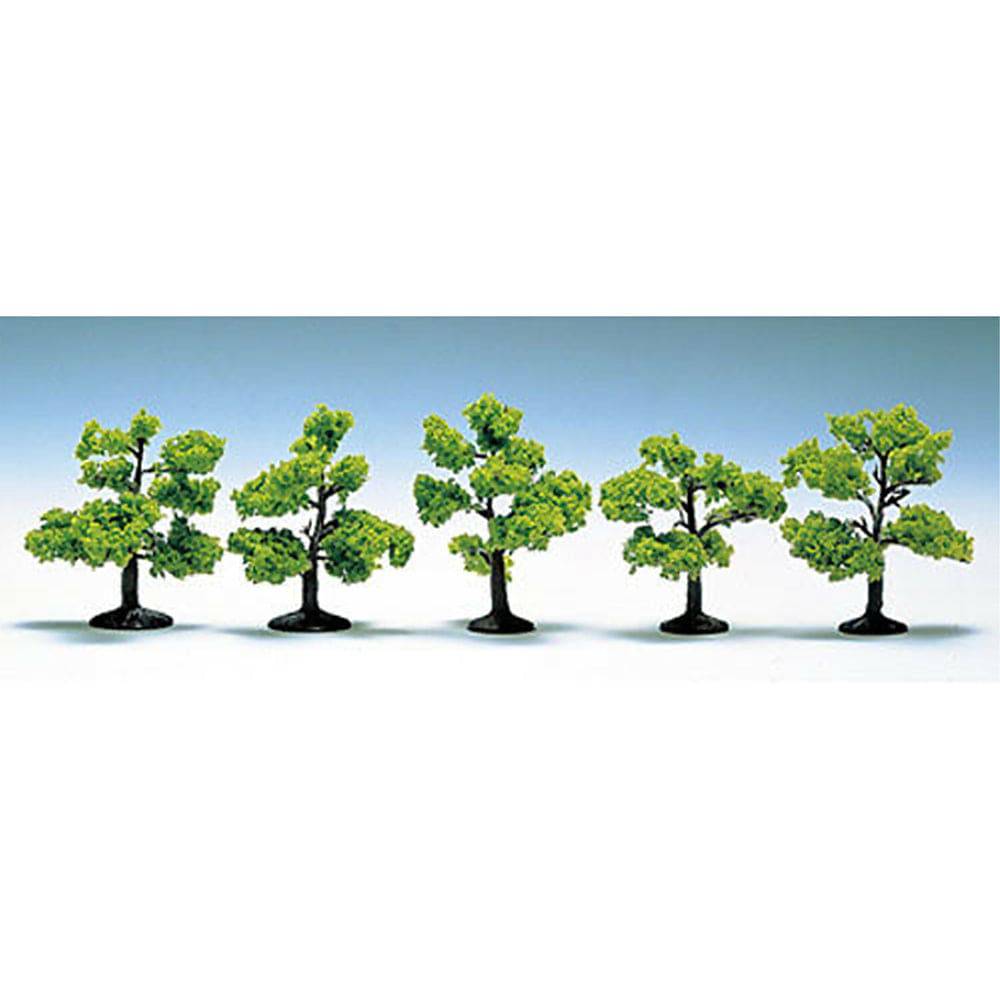 N Scale Broad Leaf Tree / Hardwood (Spring/5pcs)