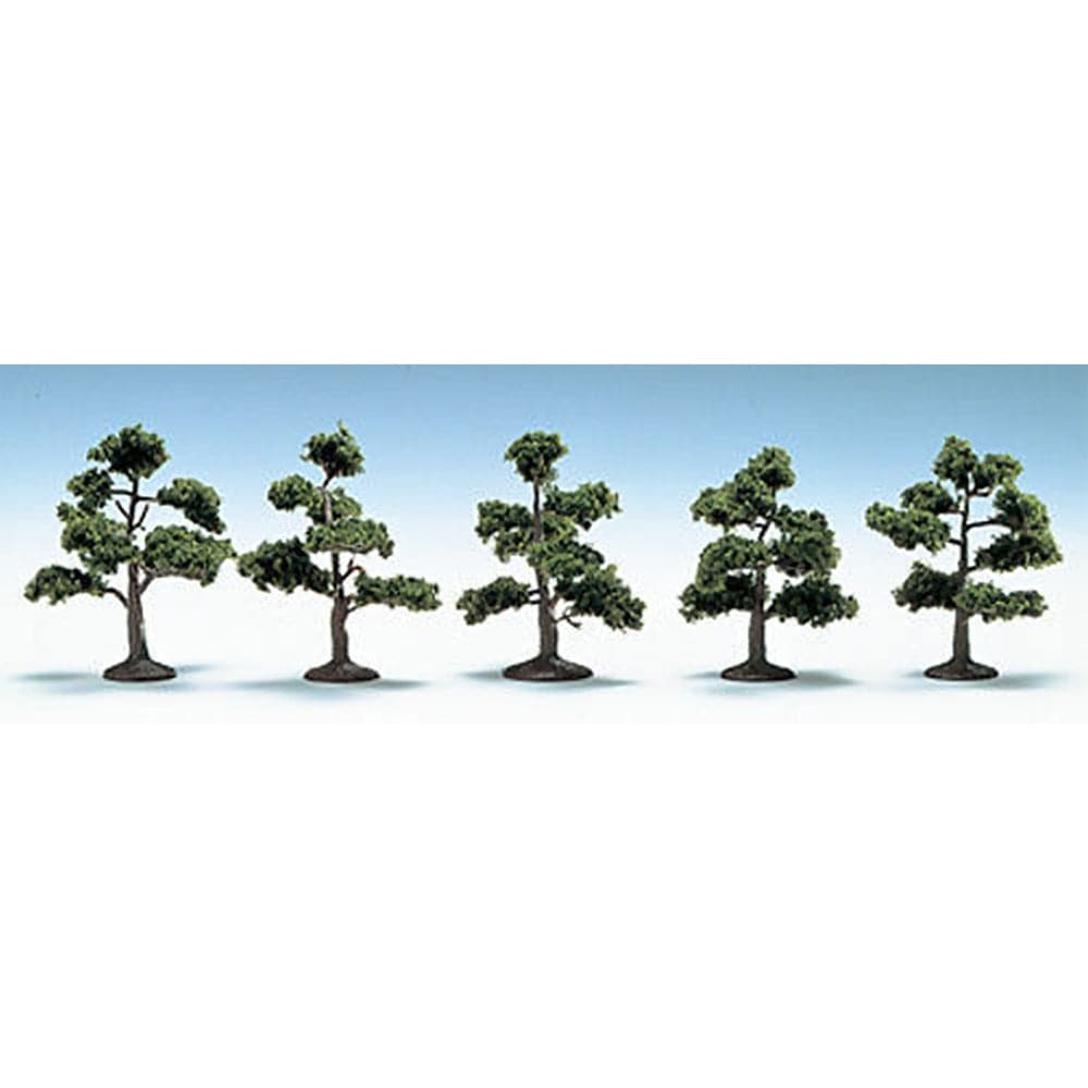 N Scale Broad Leaf Tree / Hardwood (Summer/5pcs)