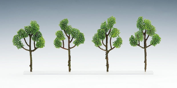 N Scale Evergreen Tree (Green/4pcs)