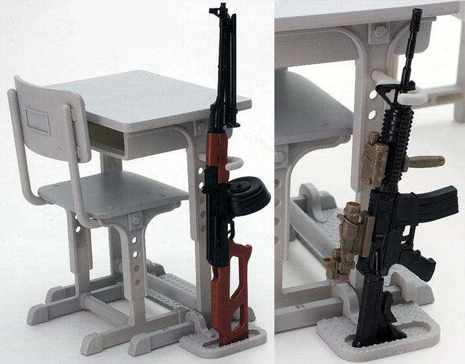 Little Armory [LD011] Defense School Desk & M3A1 Set