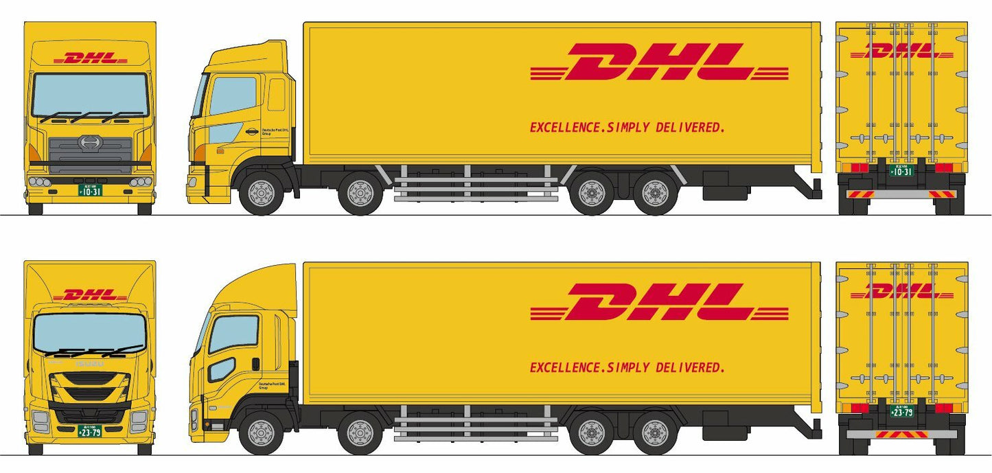 The Truck collection DHL Large Truck set