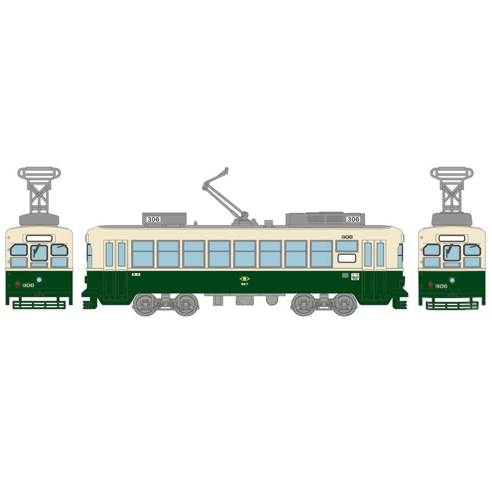 Nagasaki Electric Tramway 300 type No306