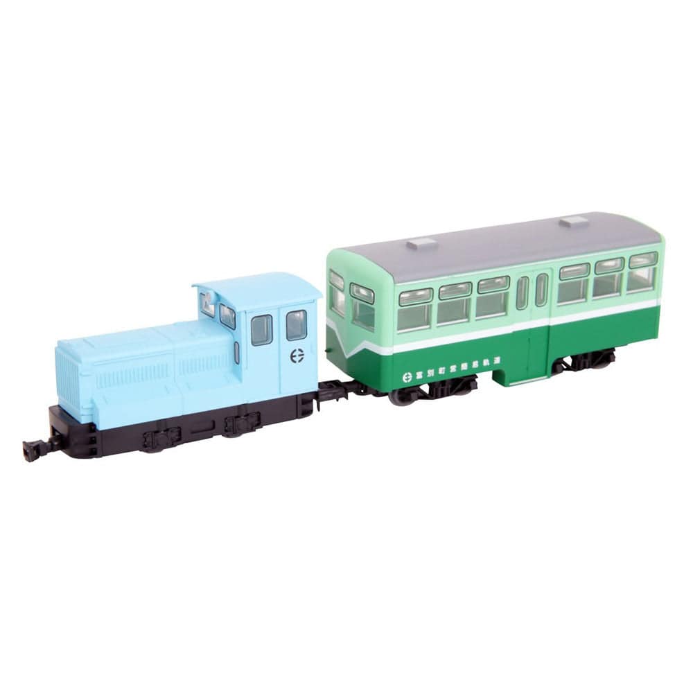 Narrow gauge 80 Tomibetsu Simple Track Diesel Locomotive and Passenger Car Set