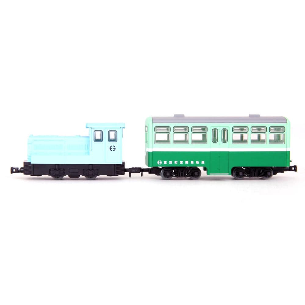 Narrow gauge 80 Tomibetsu Simple Track Diesel Locomotive and Passenger Car Set