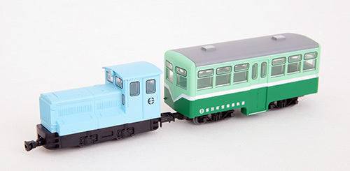 Narrow gauge 80 Tomibetsu Simple Track Diesel Locomotive and Passenger Car Set