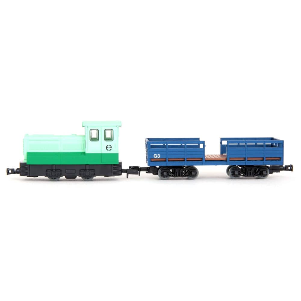 Narrow gauge 80 Tomibetsu Simple Track Diesel Locomotive and Milk Freight Car Set