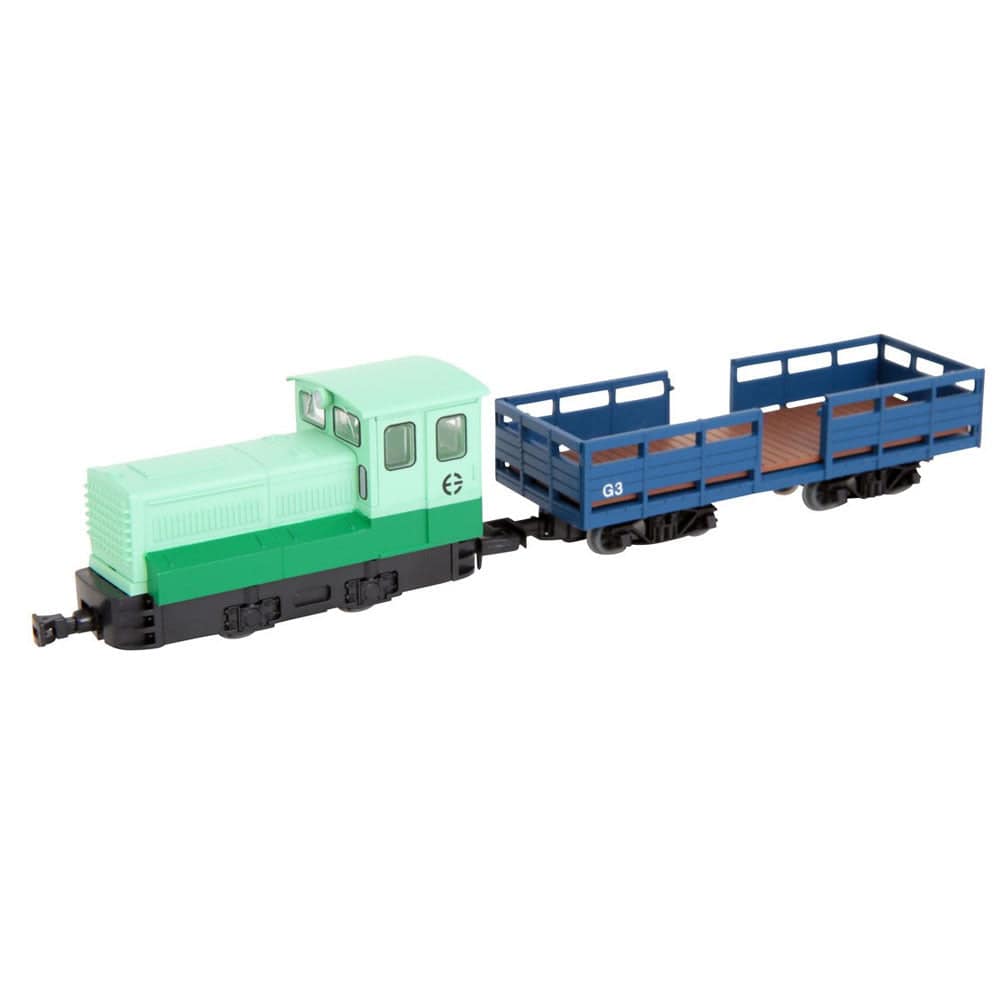 Narrow gauge 80 Tomibetsu Simple Track Diesel Locomotive and Milk Freight Car Set