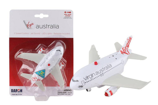 Virgin Australia Pullback with Light and Sound