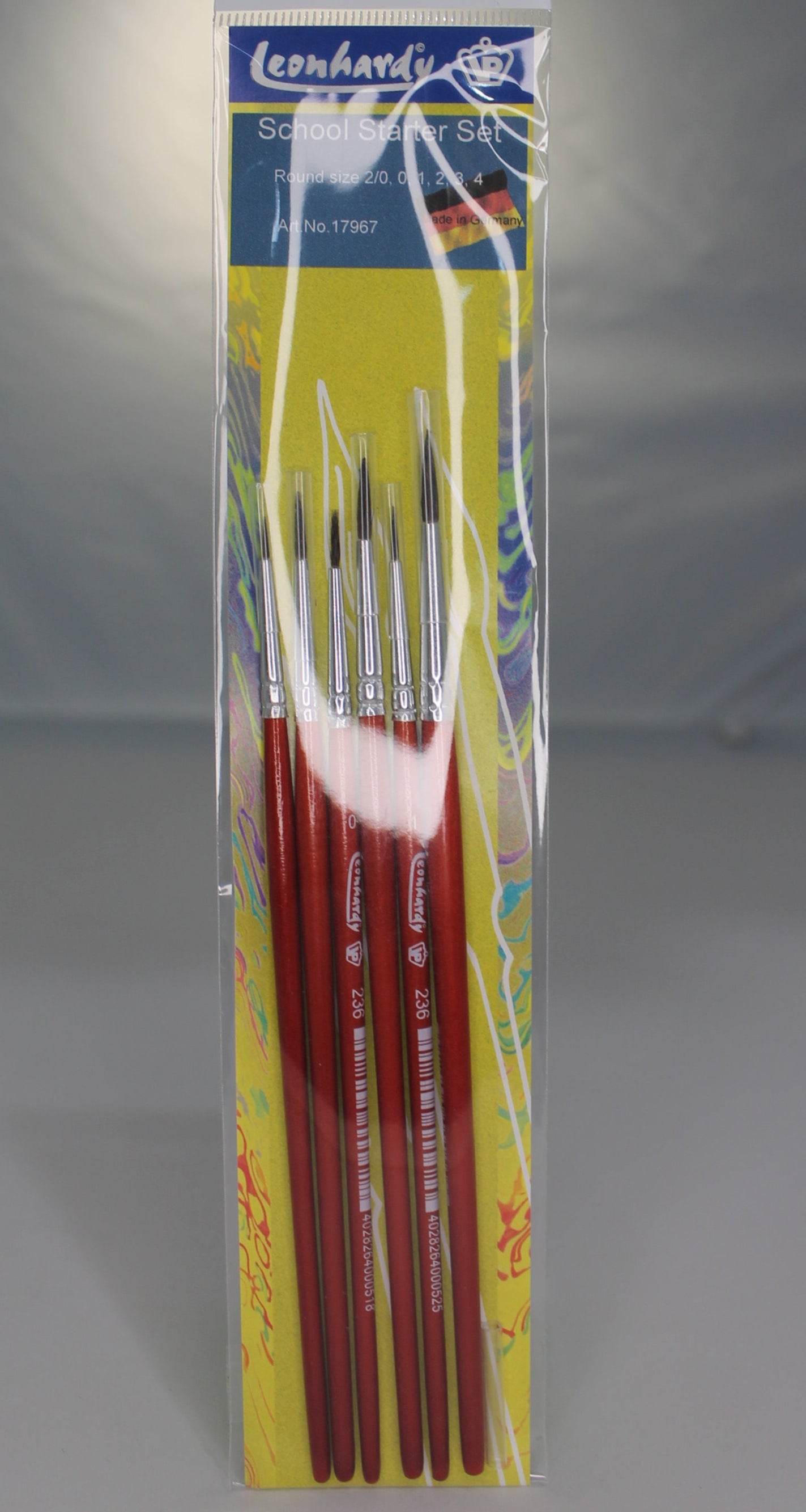 6pc School Brush Set