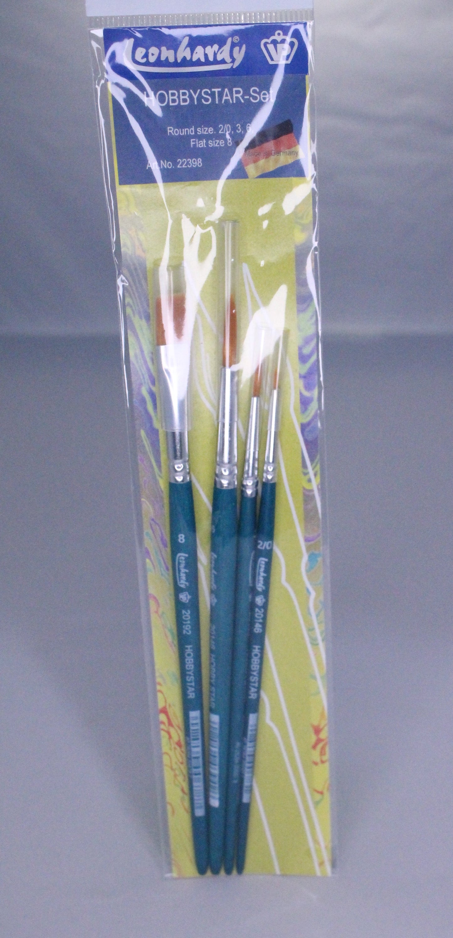 4pc Hobby Brush Set