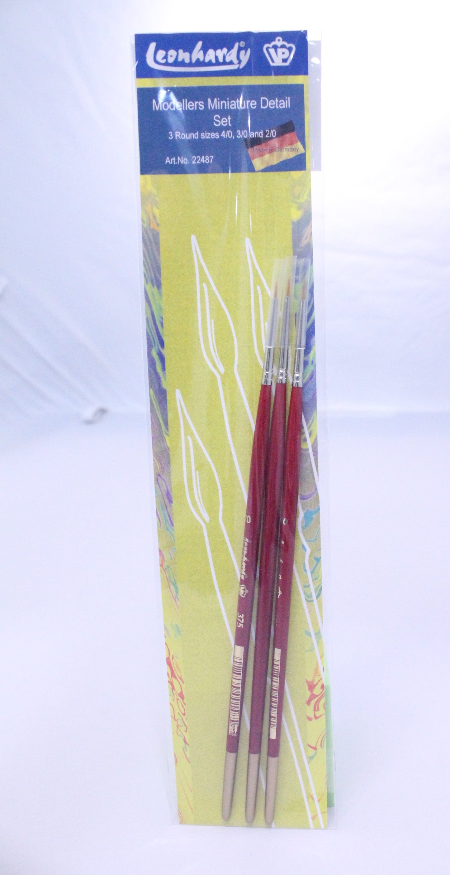 3pc Modellers Miniature Detail Brush Set