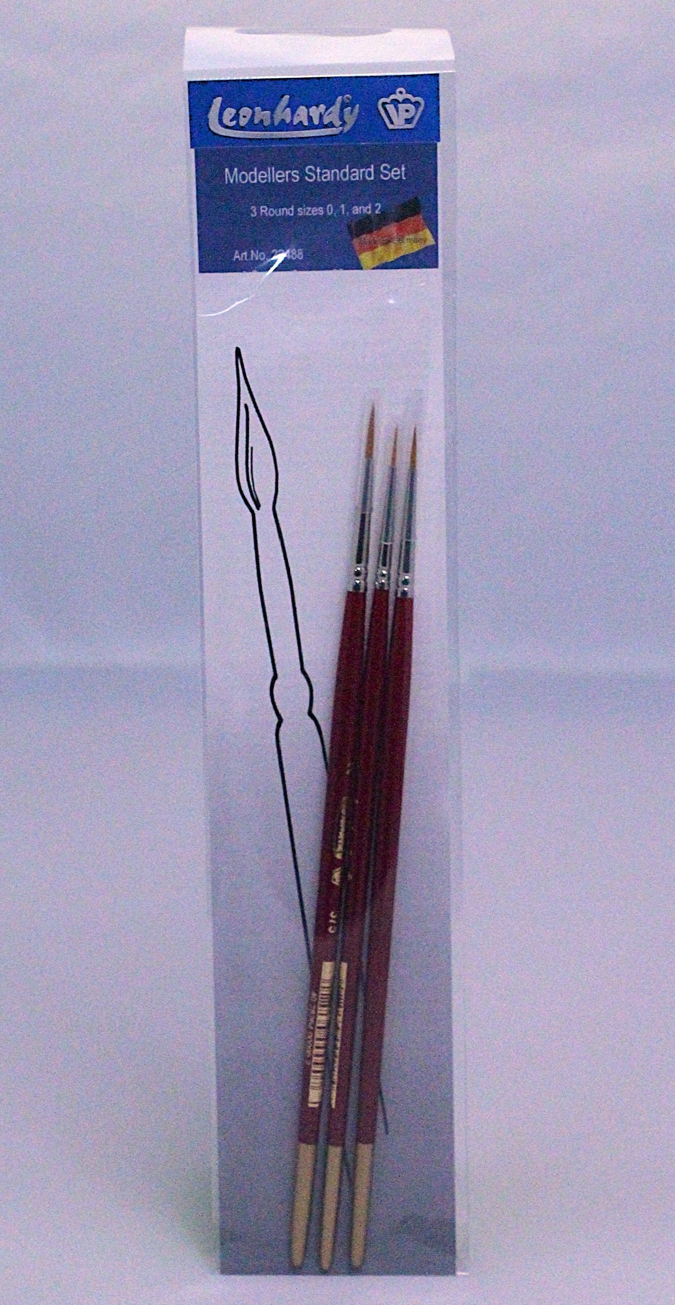 3pc Modellers Standard Brush Set