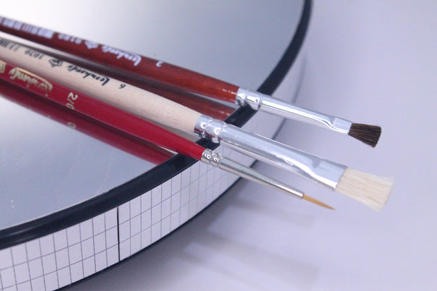 3pc Modellers Finishing Brush Set