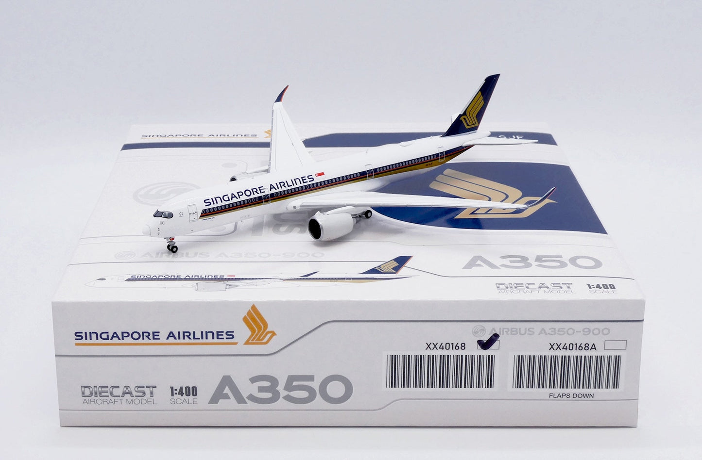 1/400 Singapore Airlines Airbus A350-900XWB Reg: 9V-SJF with Antenna