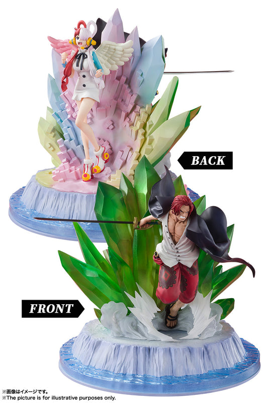 FiguartsZERO  [EXTRA BATTLE] SHANKS and UTA -ONE PIECE FILM RED Ver.-