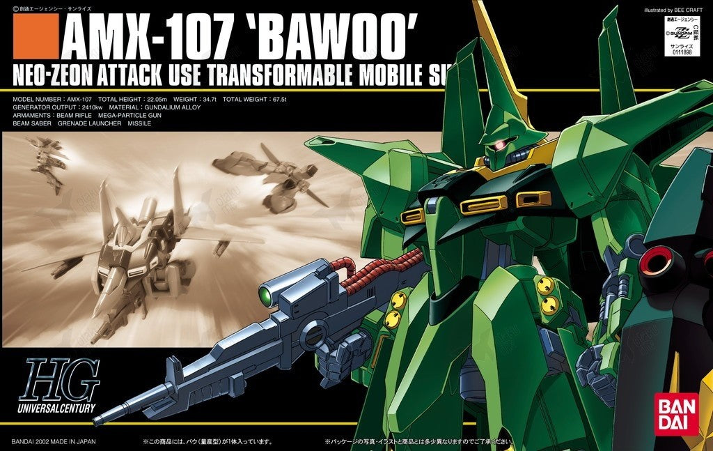 1/144 HGUC AMX-107 BAWOO MASS PRODUCTION