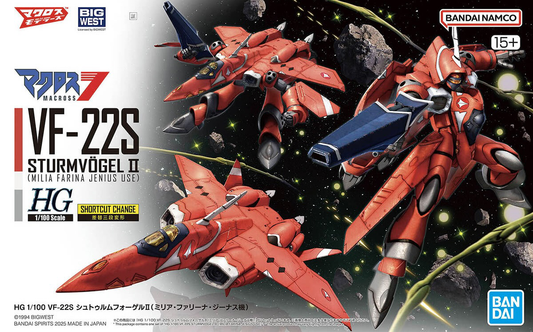 HG 1/100 VF-22S Sturmvogel II Milia Farina Jenius Use