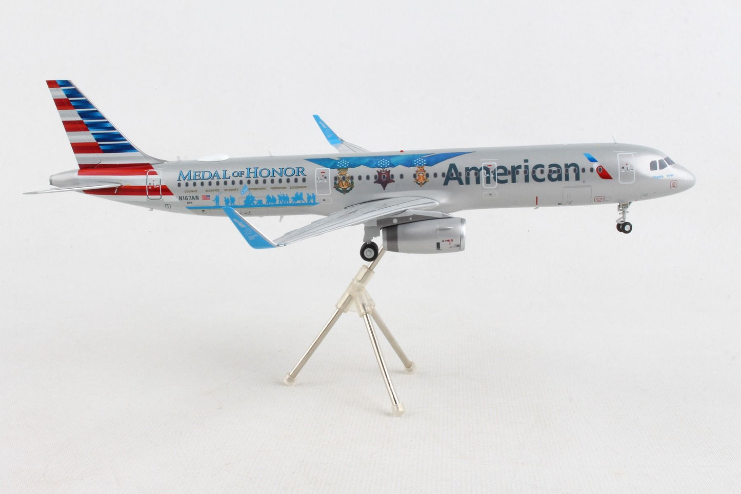 1/200 American Airlines A321 N167AN "Flagship Valor/Medal of Honor"