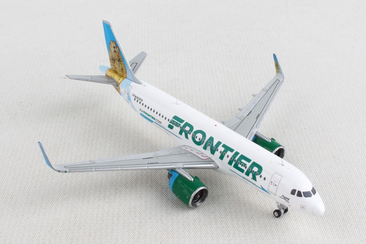 1/400 Frontier Airlines A320neo N303FR “Poppy the Prairie Dog"