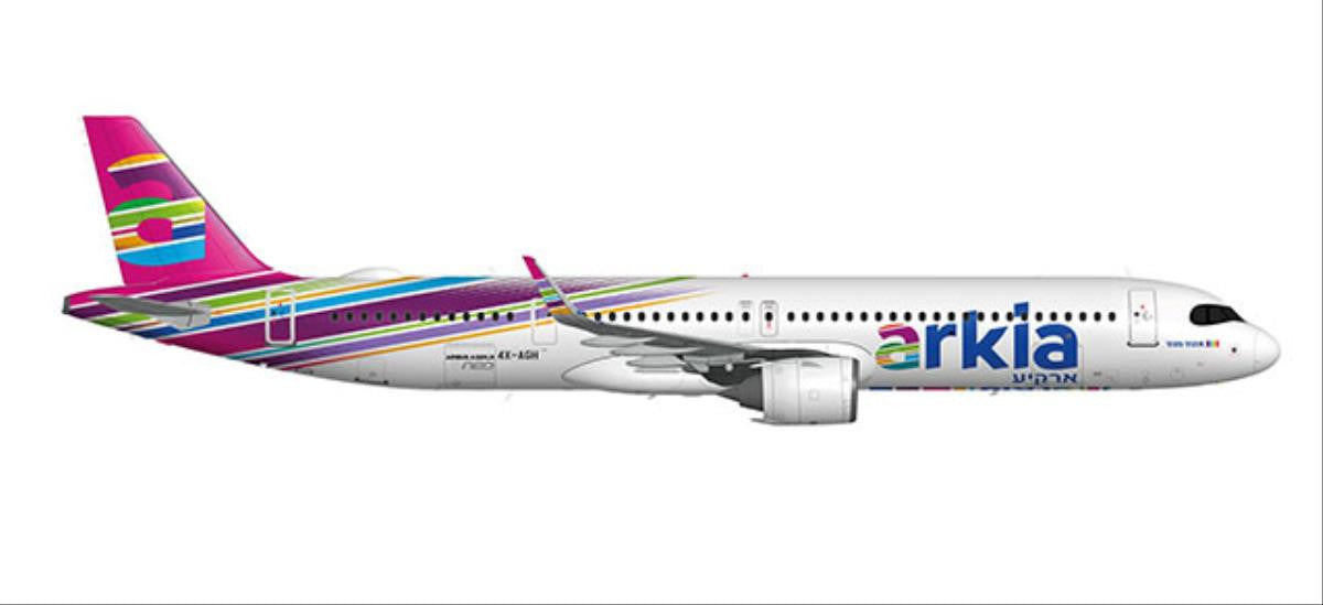 1/500 Arkia Israeli Airlines Airbus A321neo Fuchsia variant