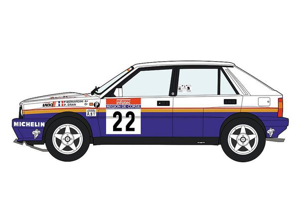 H20573 1/24  LANCIA DELTA HF integrale 16v  - 1990 TOUR DE CORSE RALLY -