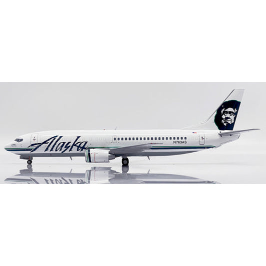 1/200 Alaska Airlines Boeing 737-400C "Combi" Reg: N763AS with Stand